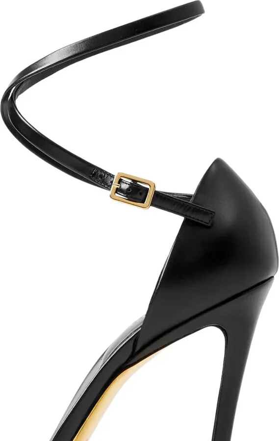 100mm Wrap-Around Leather Sandals - Image 2
