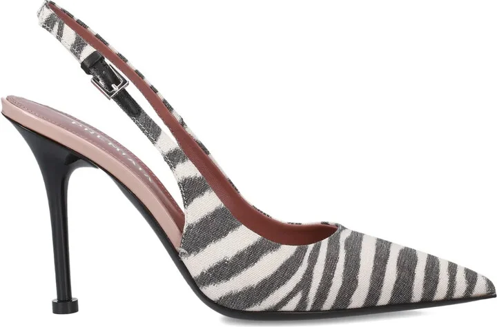 100mm Zebra-Patterned Pumps