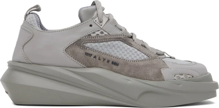 1017 ALYX 9SM Gray Mono Hiking Sneakers