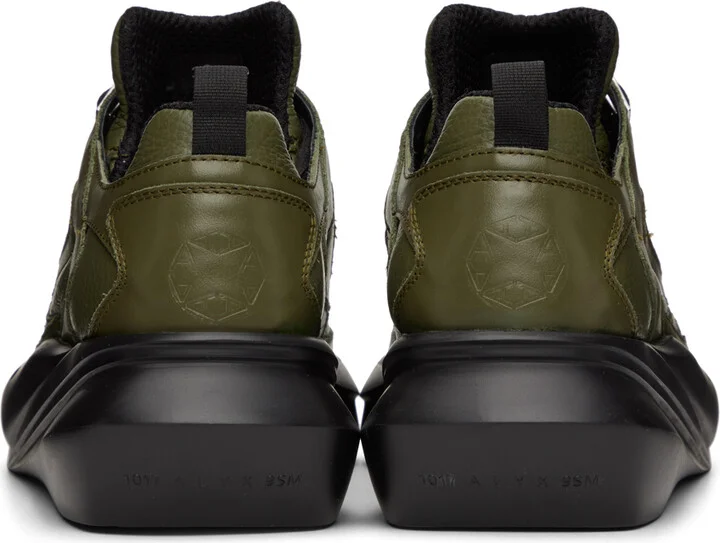 1017 ALYX 9SM SSENSE Exclusive Khaki Mono Hiking Sneakers - Image 2