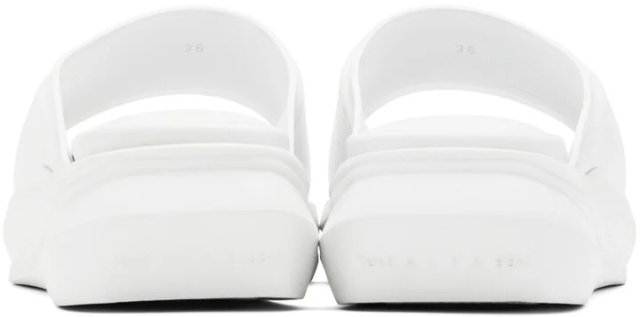 1017 ALYX 9SM White Mono Slides - Image 2
