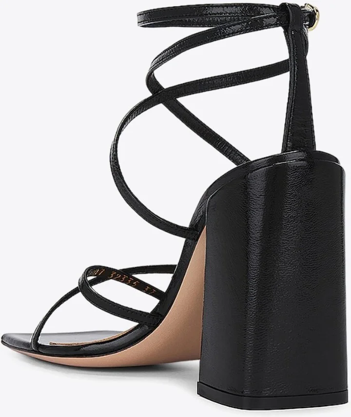 105 Cross-Over Leather Sandals - Image 2