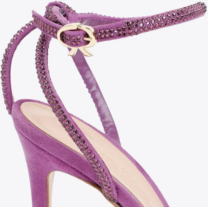 105 Crystal Embellished Pointed Pumps - Image 2
