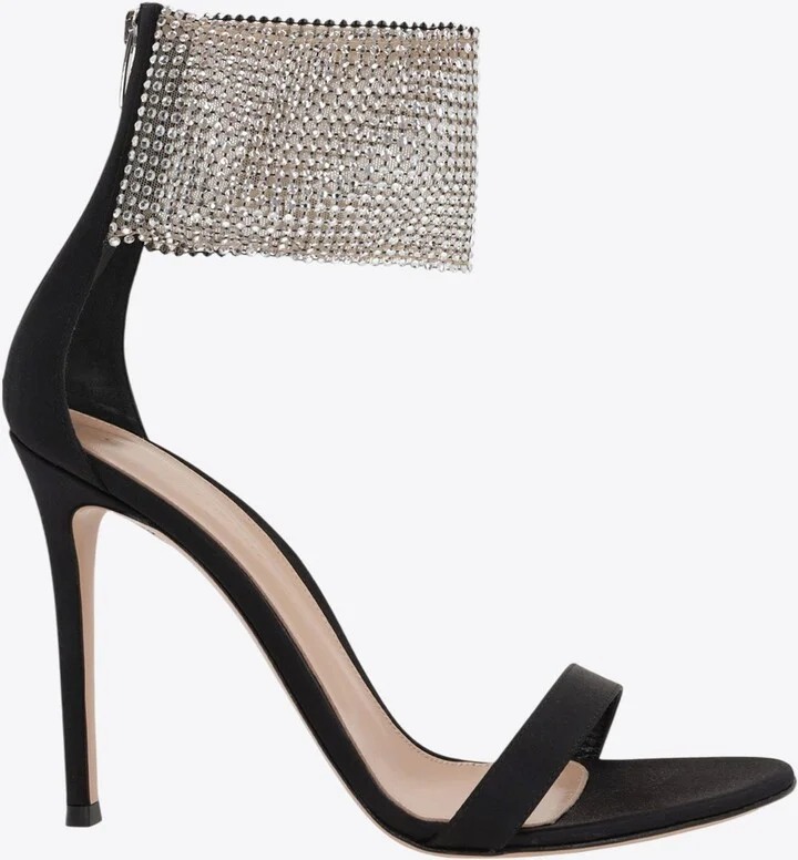 105 Crystal Embellished Sandals