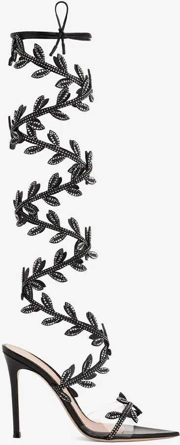 105 Crystal-Embellished Sandals