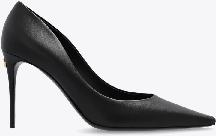 105 DG-Logo Leather Pumps