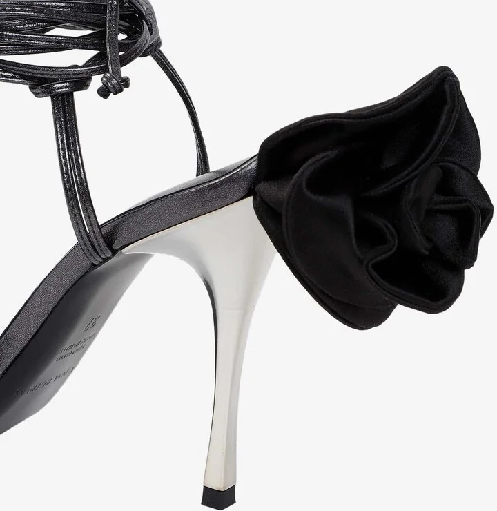 105 Flower Embellished Sandals - Image 2