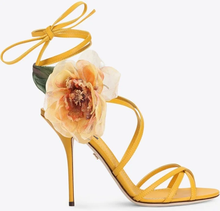 105 Keira Rose-Applique Sandals