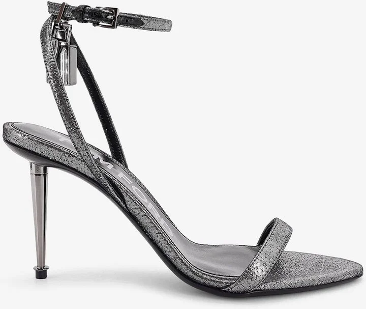 105 Laminated Effect Leather Sandals