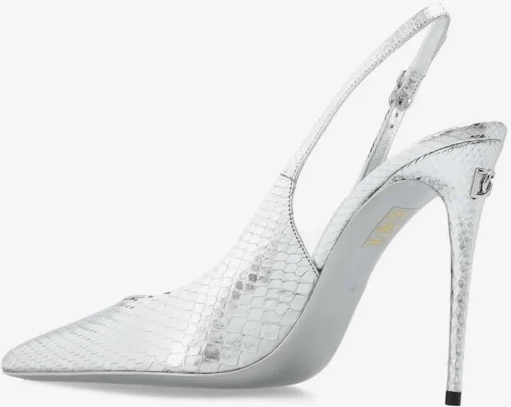 105 Leather Slingback Pumps - Image 2