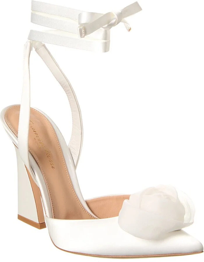 105 Satin Slingback Pump