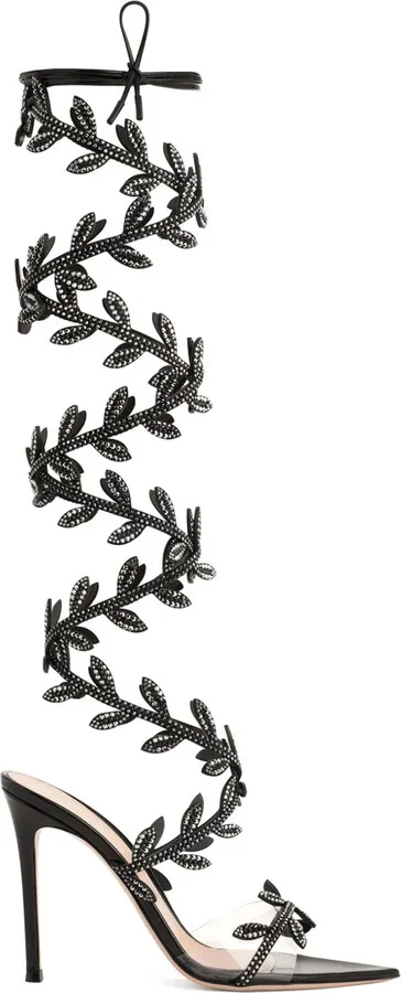 105m Crystal Flavia sandals
