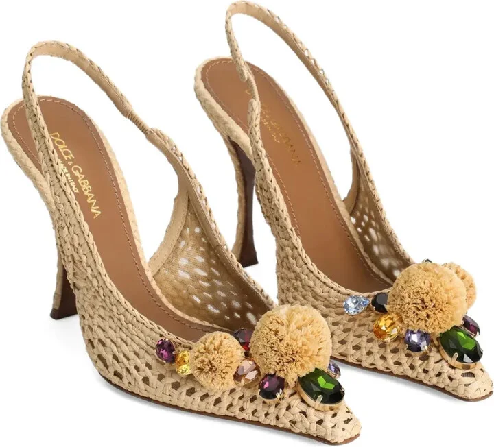 105m Pompom-Detail Pumps - Image 2