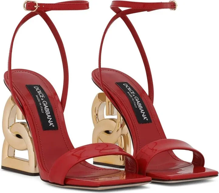 105mm 3.5 Patent Leather Sandals - Image 2
