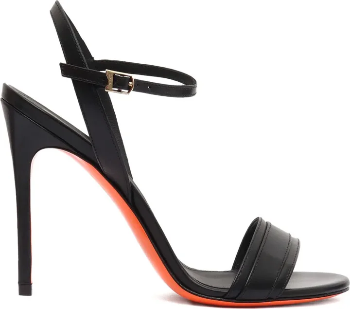 105mm Ankle-Strap Heeled Sandals