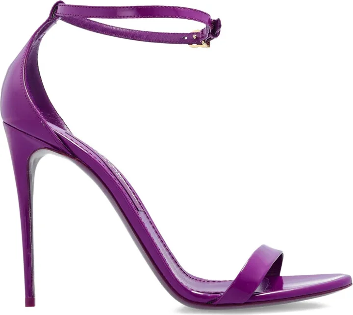 105mm Ankle-Strap Stiletto Sandals