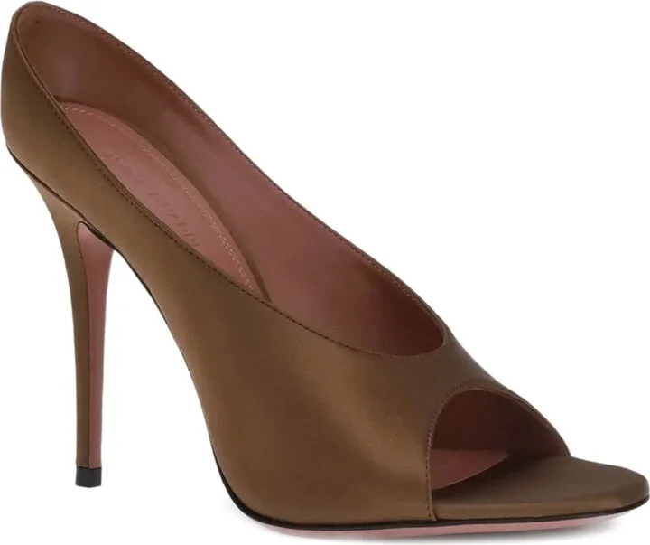 105mm Anok satin peep-toe sandals - Image 2