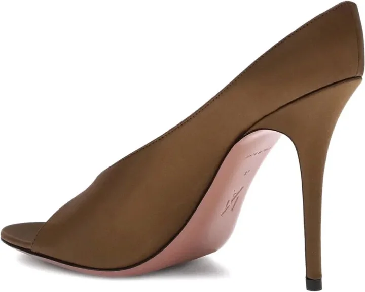 105mm Anok satin peep-toe sandals - Image 4