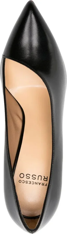 105mm Asymmetric Leather Pumps - Image 4