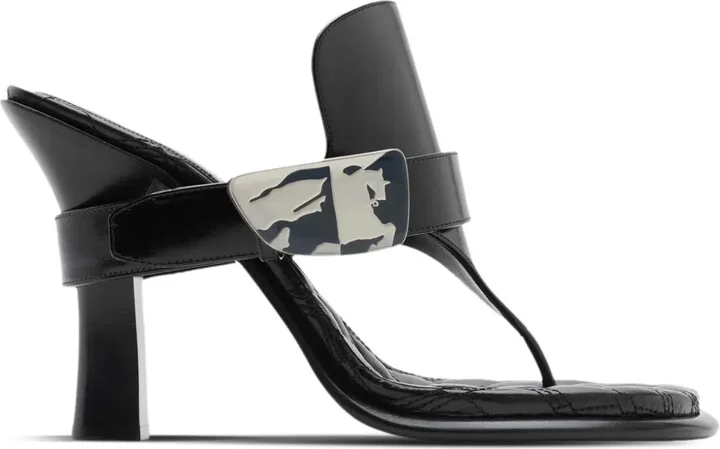 105mm Bay leather sandals