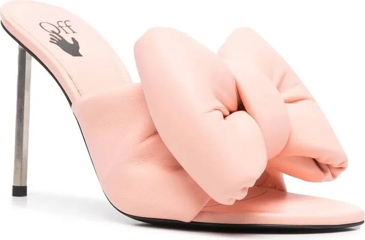 105mm Bow-Detail Padded Sandals - Image 2