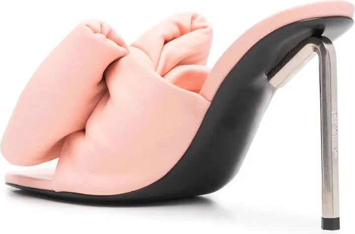 105mm Bow-Detail Padded Sandals - Image 3