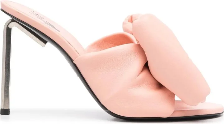 105mm Bow-Detail Padded Sandals