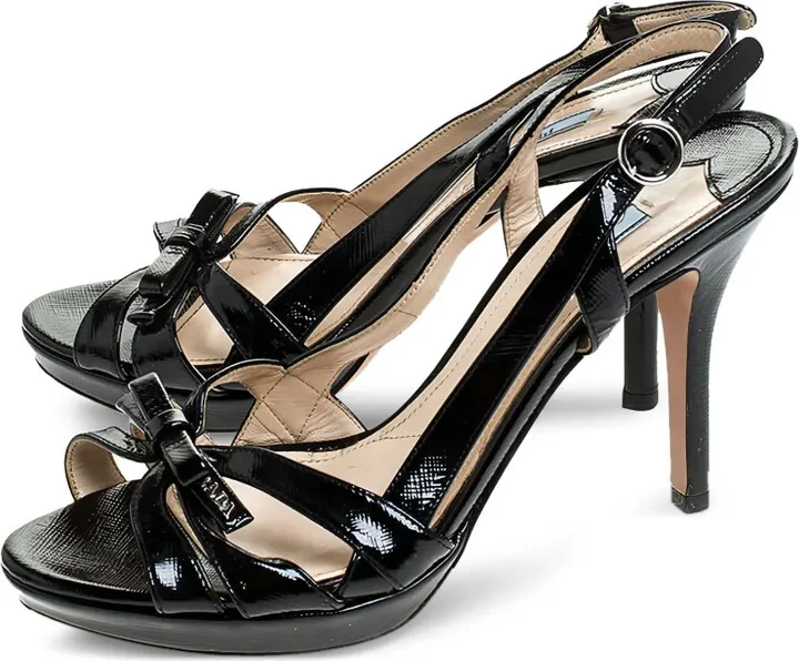 105mm Bow-Detail Strappy Sandals - Image 3