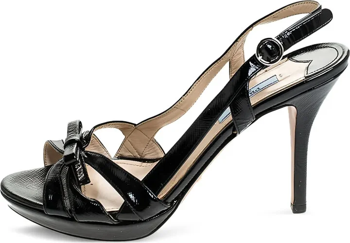 105mm Bow-Detail Strappy Sandals