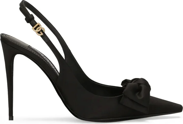 105mm Bow-Detailing Silngback Pumps