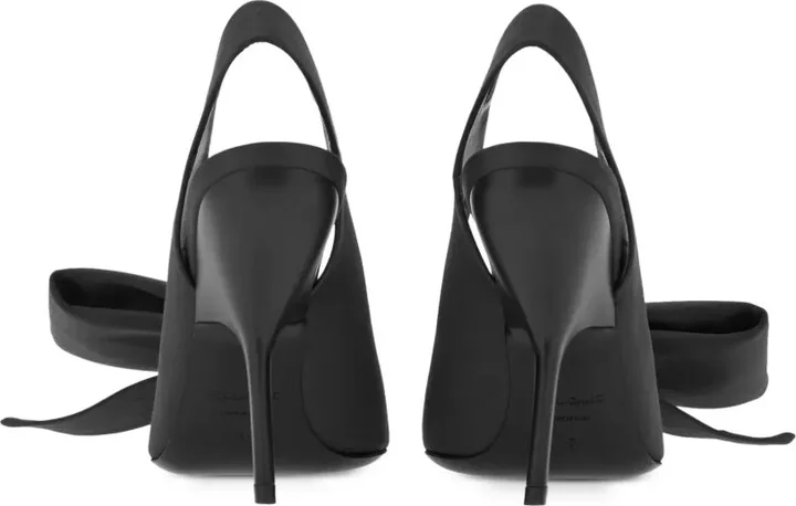 105mm Bow Slingback Pumps - Image 3