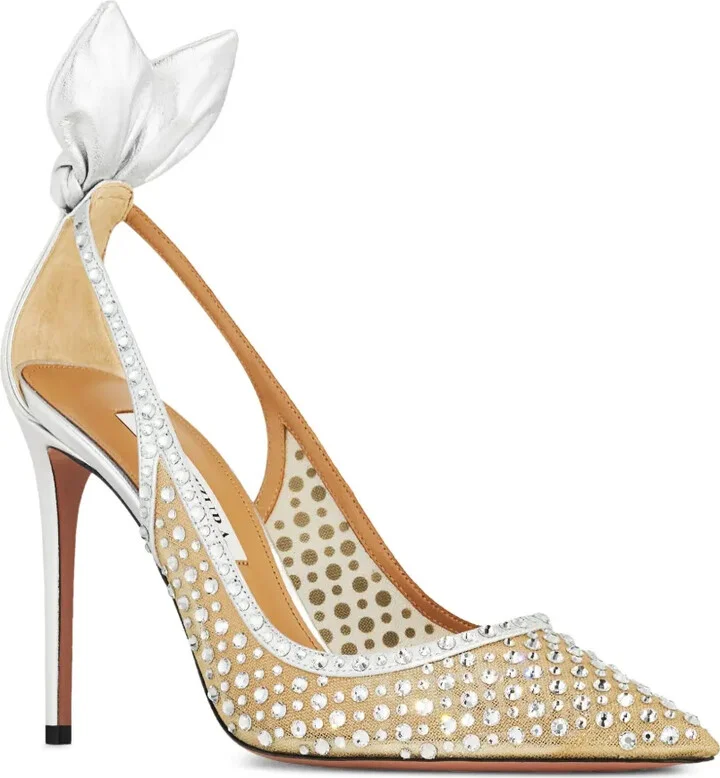 105mm Bow Tie Crystal pumps - Image 2