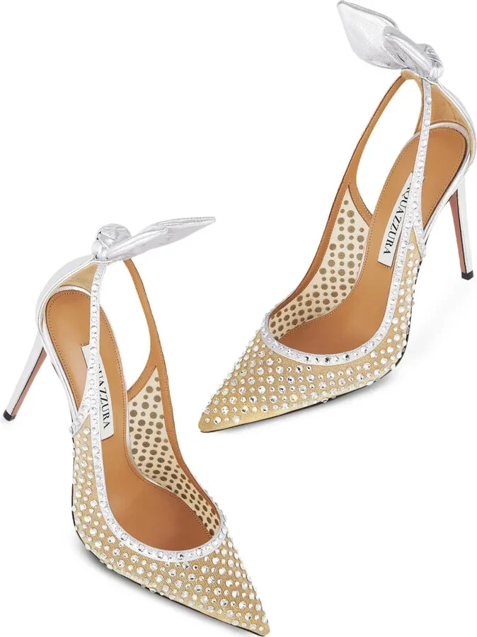 105mm Bow Tie Crystal pumps - Image 3