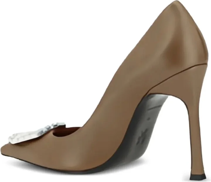 105mm Camelia crystal-embellished pointed-toe pumps - Image 3