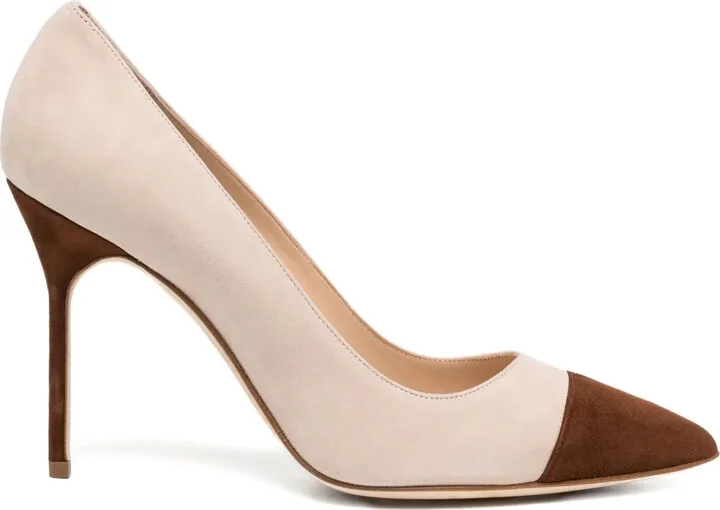 105mm Capcour heeled pumps