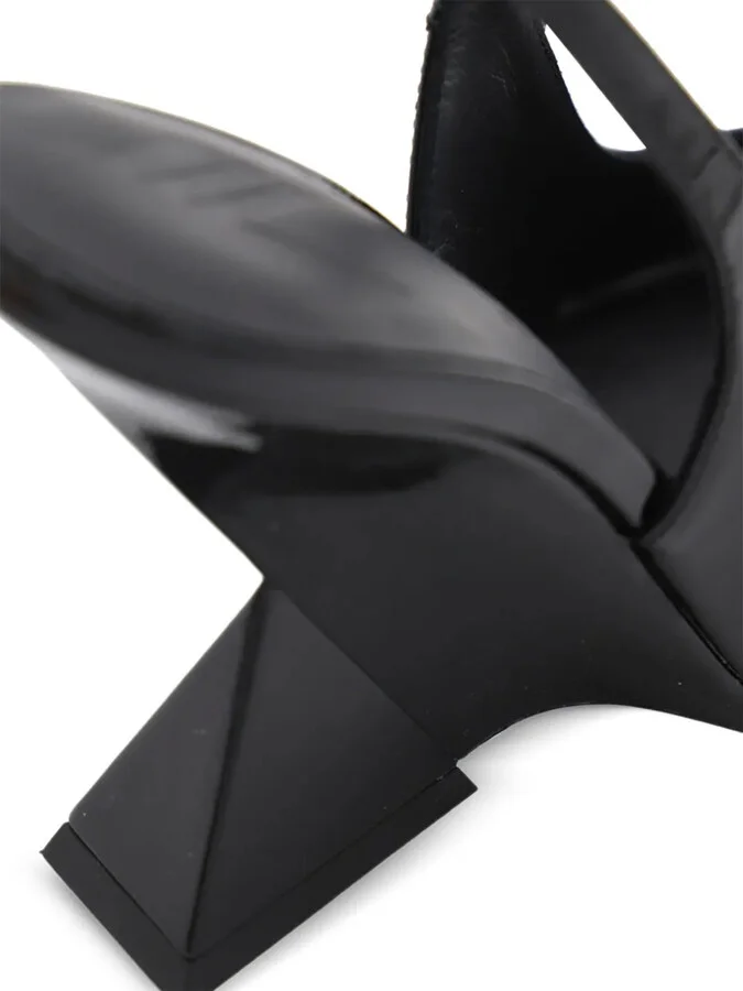 105mm Cheope leather pumps - Image 4