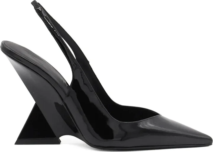 105mm Cheope leather pumps