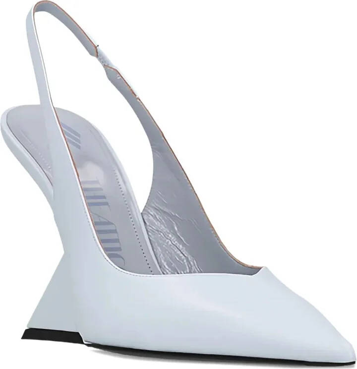 105mm Cheope slingback wedge pumps - Image 2