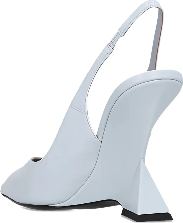 105mm Cheope slingback wedge pumps - Image 4