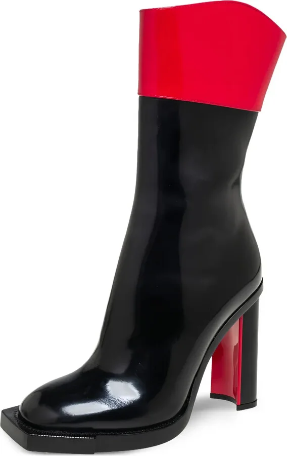 105mm Colour-Block Ankle Boots - Image 2