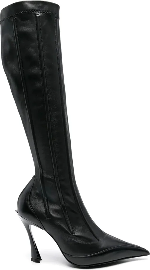 105mm Corset knee boots