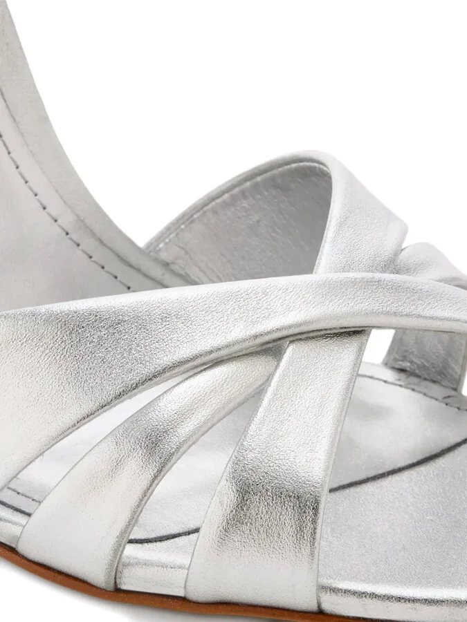 105mm Crossover Ankle-Strap Heeled Pumps - Image 4