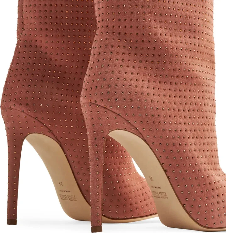 105mm Crystal-Embellished Leather Boots - Image 4