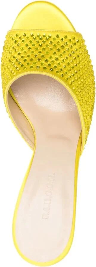 105mm Crystal-Embellished Mules - Image 4