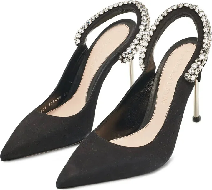 105mm Crystal-Embellished Pumps - Image 2