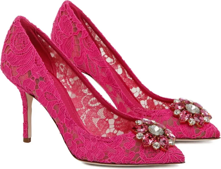 105mm Crystal-Embellished Pumps - Image 2