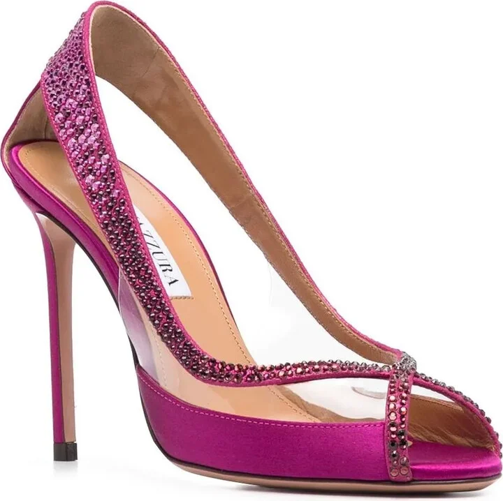 105mm Crystal-Embellished Pumps - Image 2