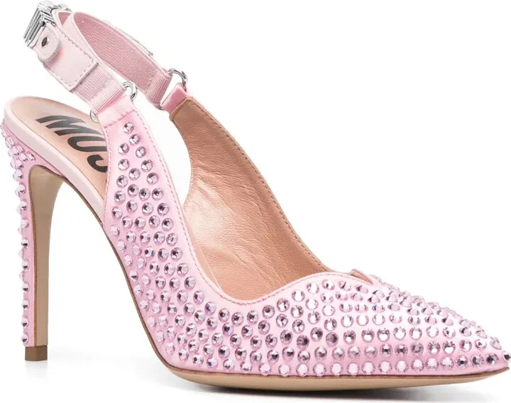 105mm Crystal-Embellished Pumps - Image 2