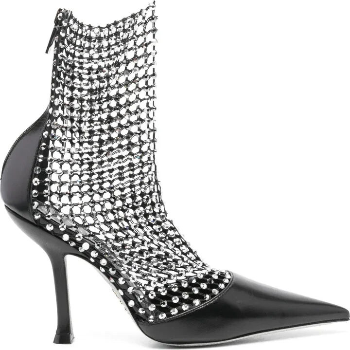 105mm Crystal-Embellished Pumps