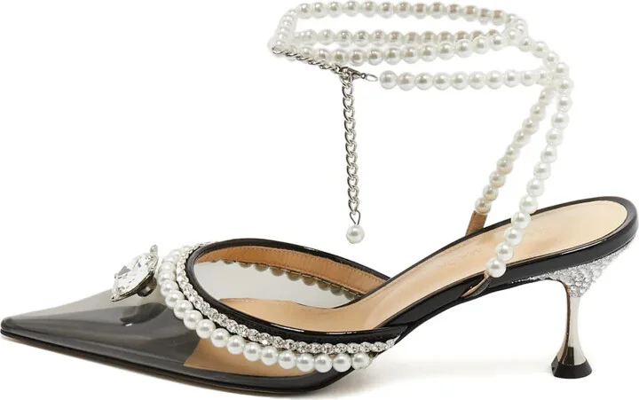 105mm Crystal-Embellished Pumps